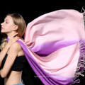 Moda impreso gradiente rampa mujeres de gran tamaño falso cachemira winer chal borlas señora suave pashmina bufanda